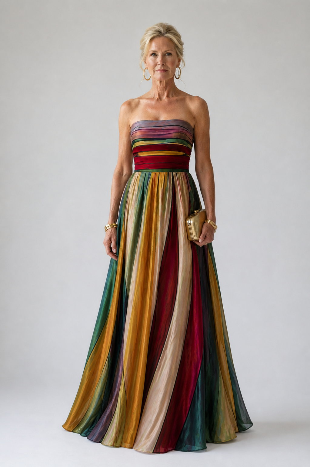 Aurora Valencia | Effortless Strapless A-Line Dress