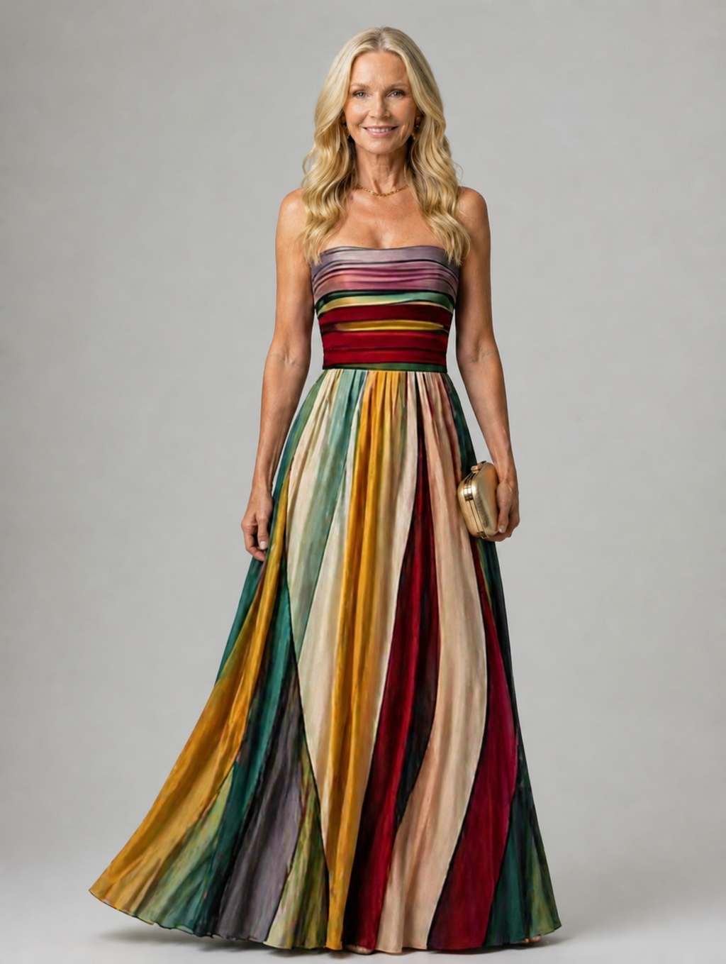 Aurora Valencia | Effortless Strapless A-Line Dress