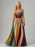 Aurora Valencia | Effortless Strapless A-Line Dress