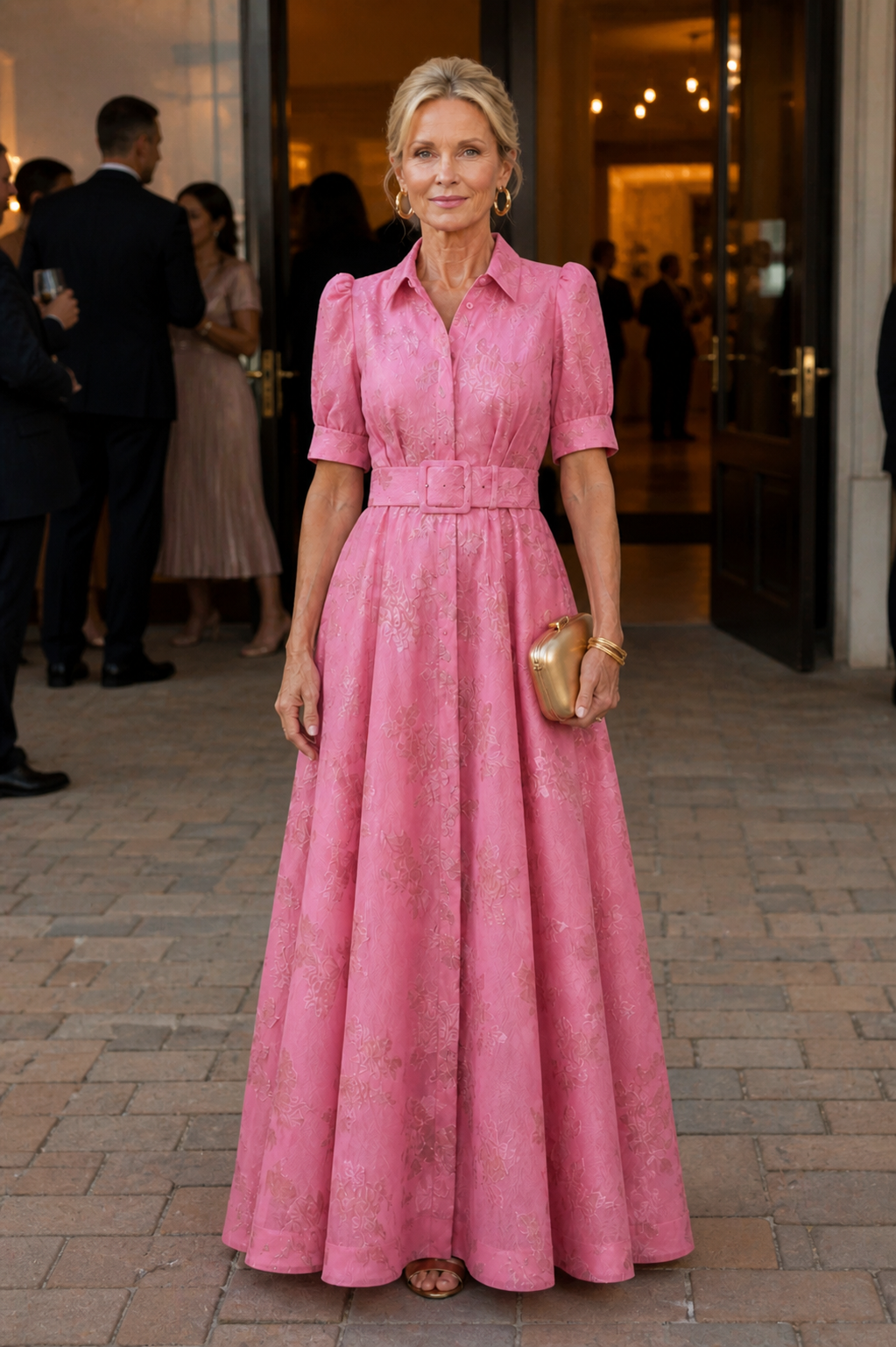 Aurora Valencia | Belted Floral Maxi Dress