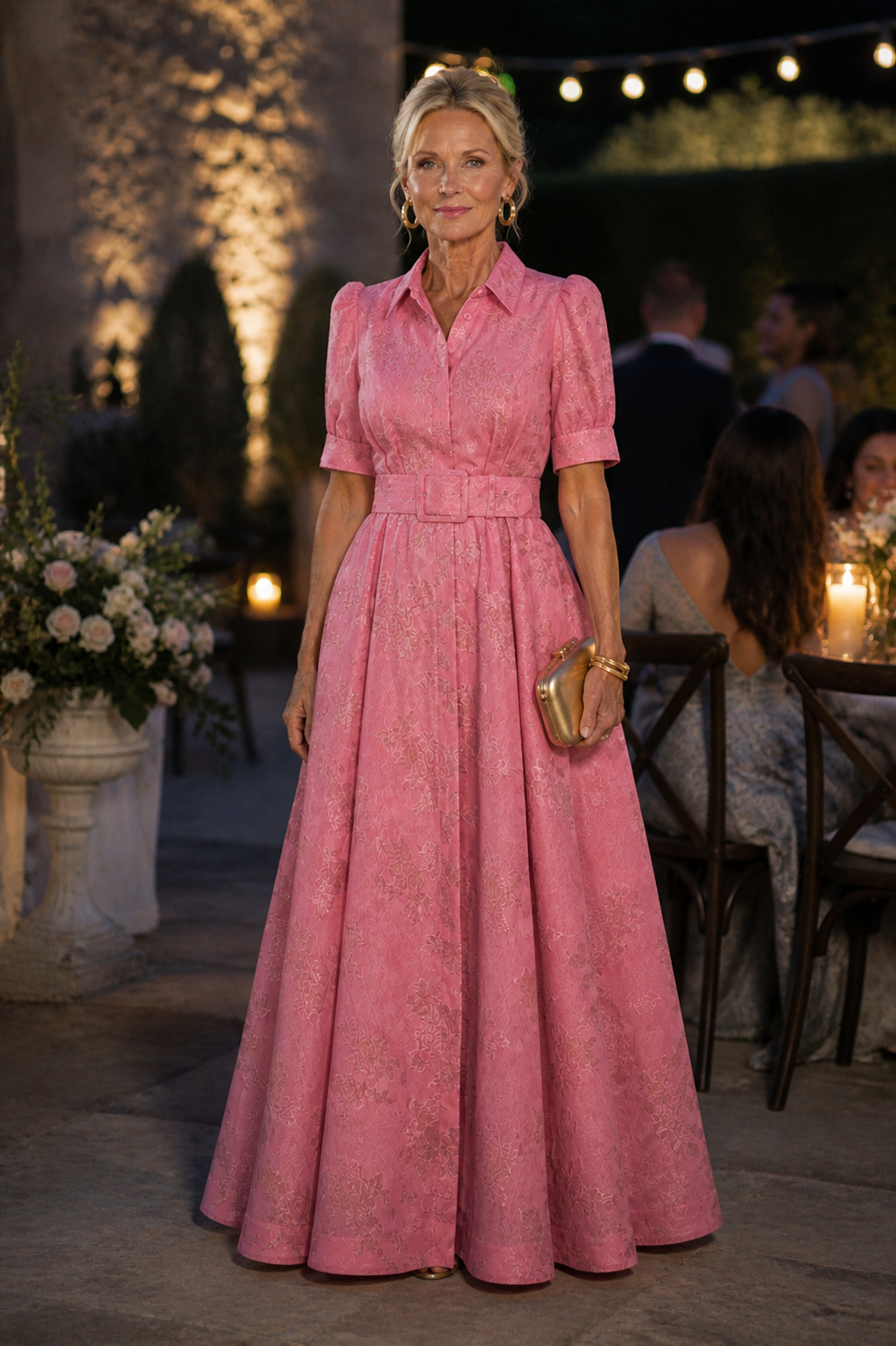 Aurora Valencia | Belted Floral Maxi Dress