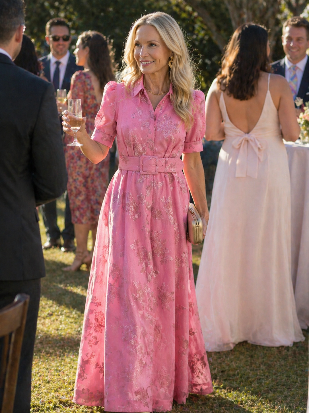 Aurora Valencia | Belted Floral Maxi Dress