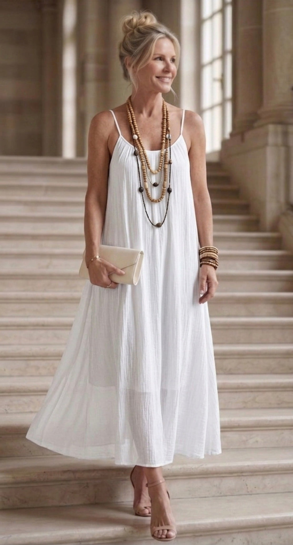 Aurora Valencia | Natural Flowing Maxi Dress