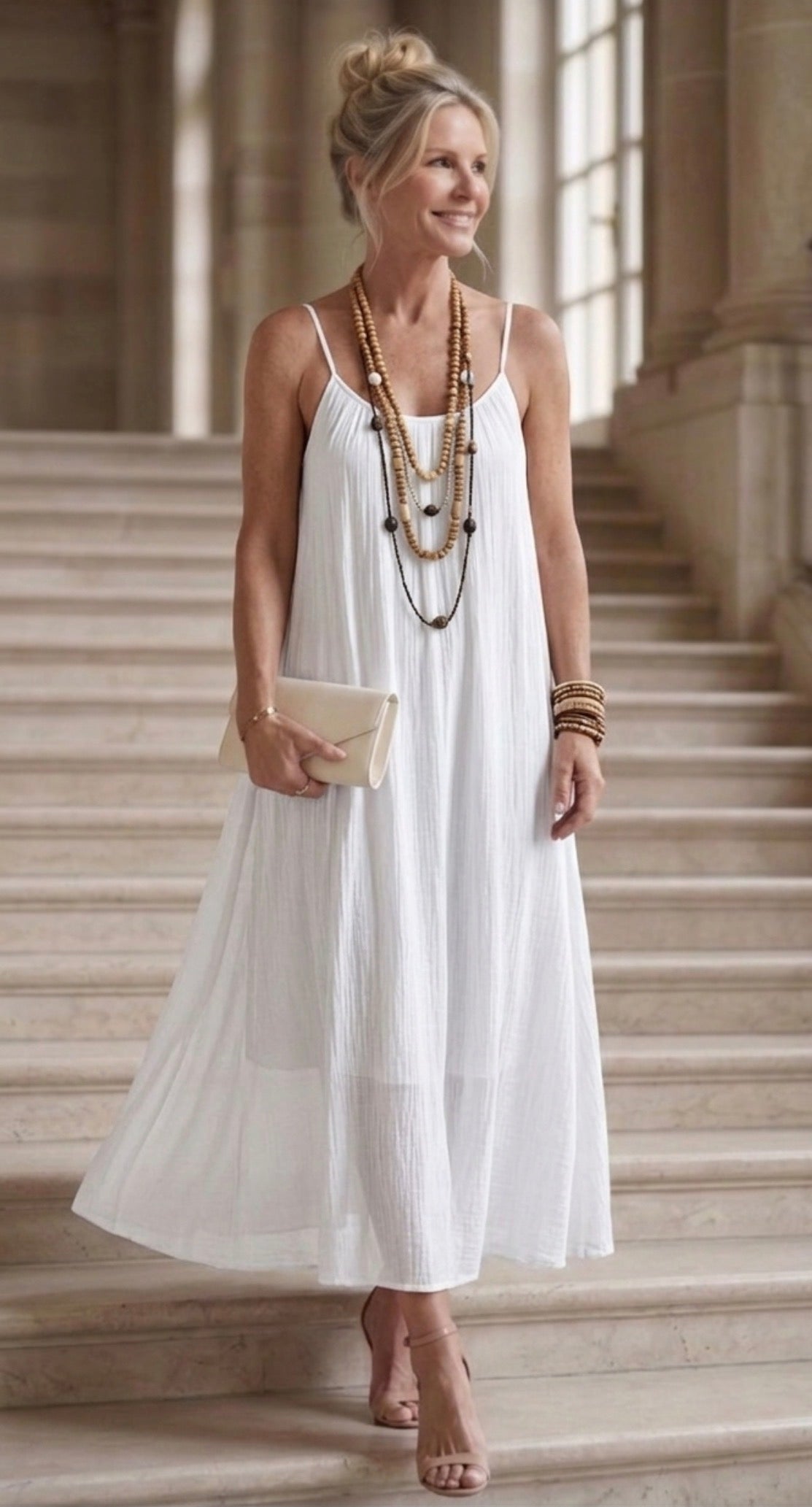 Aurora Valencia | Natural Flowing Maxi Dress
