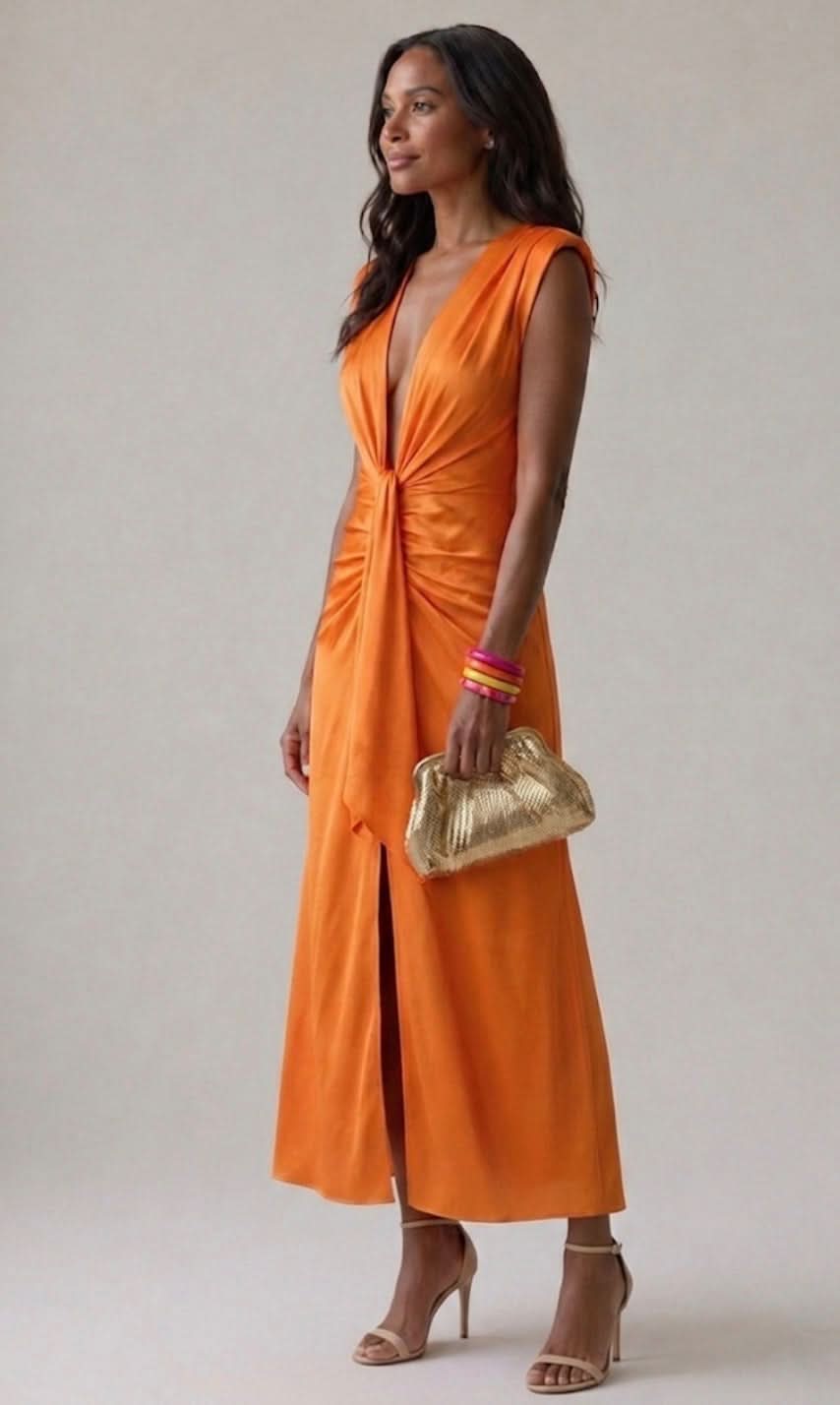 Aurora Valencia | Elegant Pleated Dress