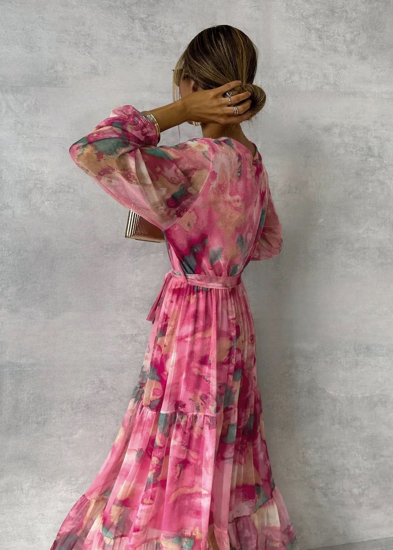 Aurora Valencia | Wrap Dress with Floral Print