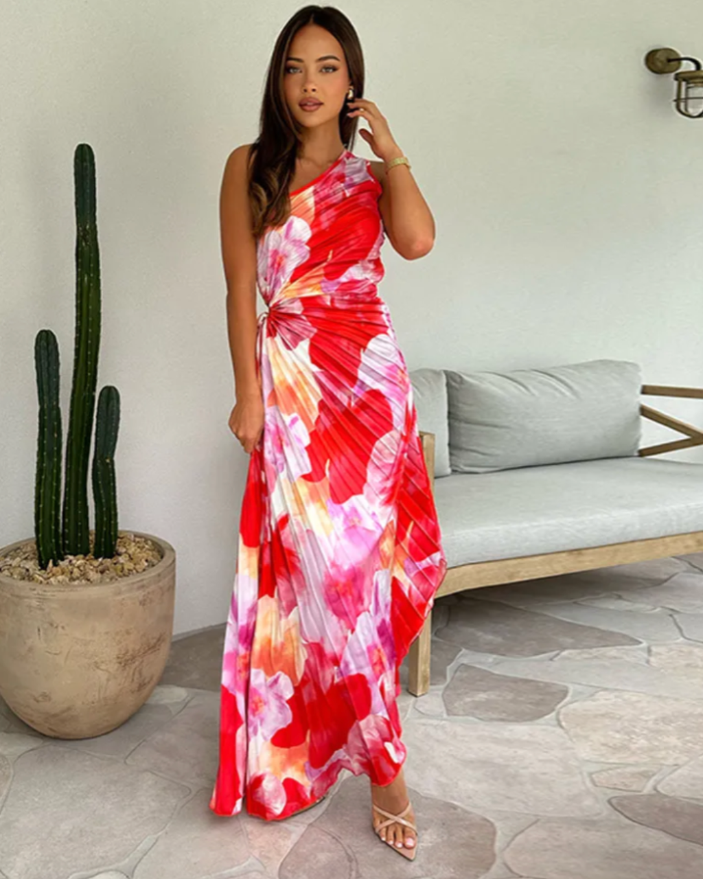 Aurora Valencia | Vibrant Tropical Evening Dress