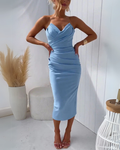 Aurora Valencia | Flattering Draped Dress