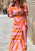 Aurora Valencia | Printed Wrap Dress