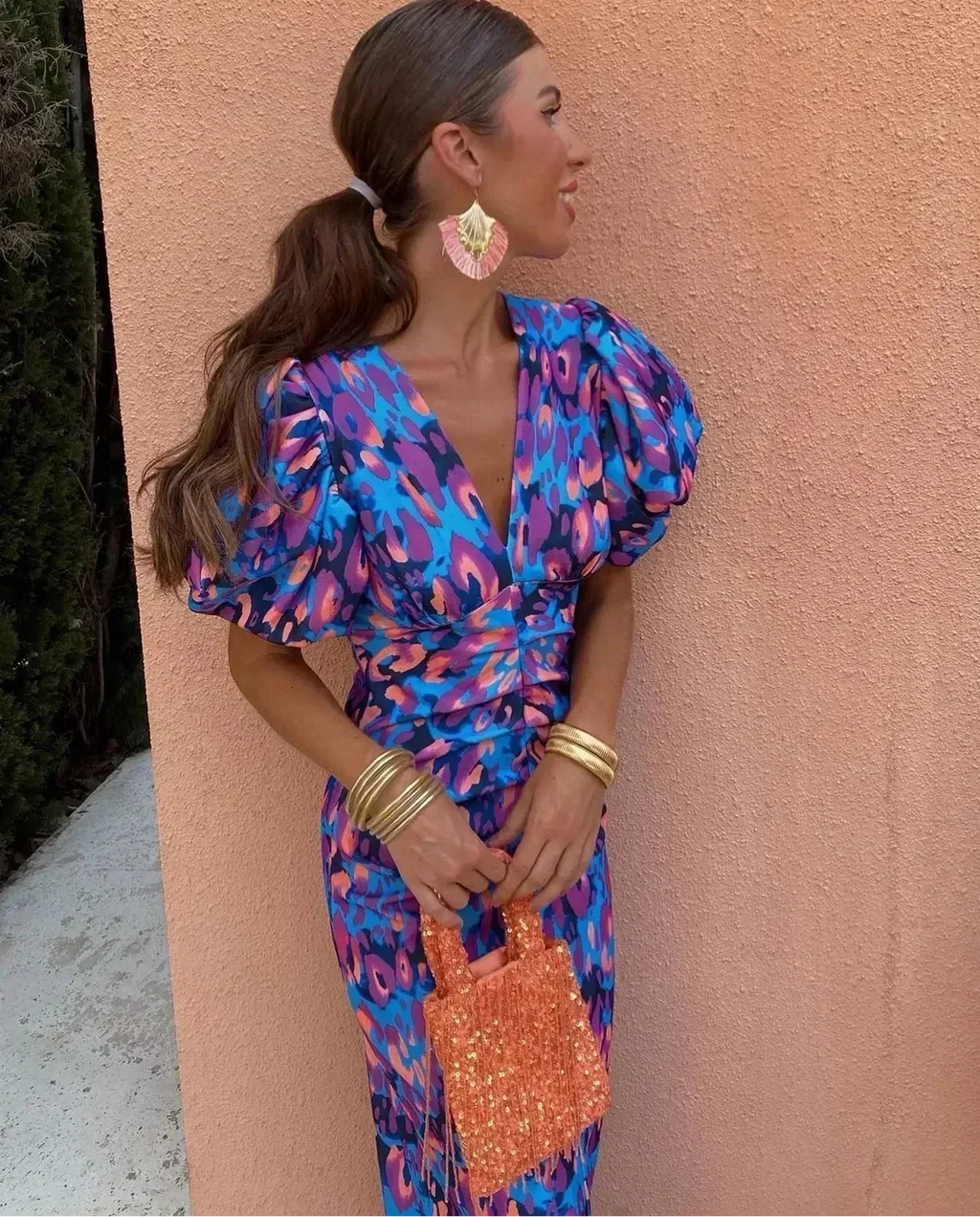 Aurora Valencia |Dress with Puff Sleeves