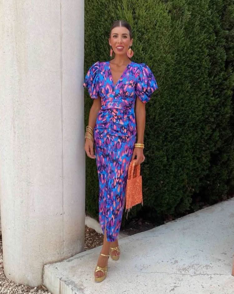 Aurora Valencia |Dress with Puff Sleeves