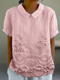 Aurora Valencia | Floral Embroidered Shirt