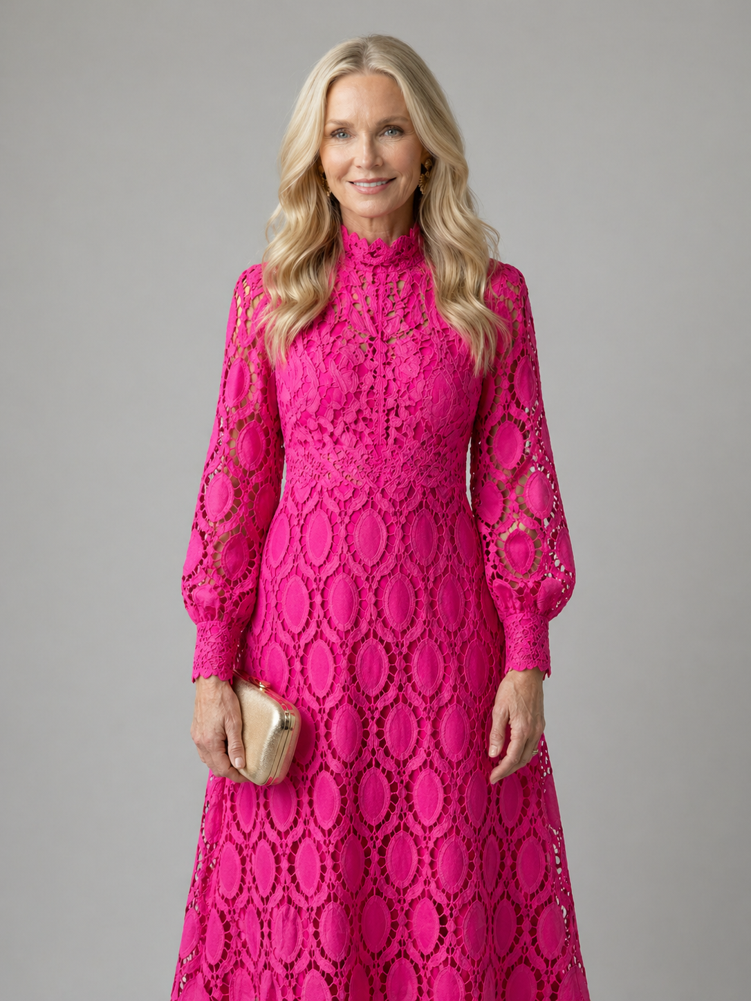 Aurora Valencia | Lace Midi Dress