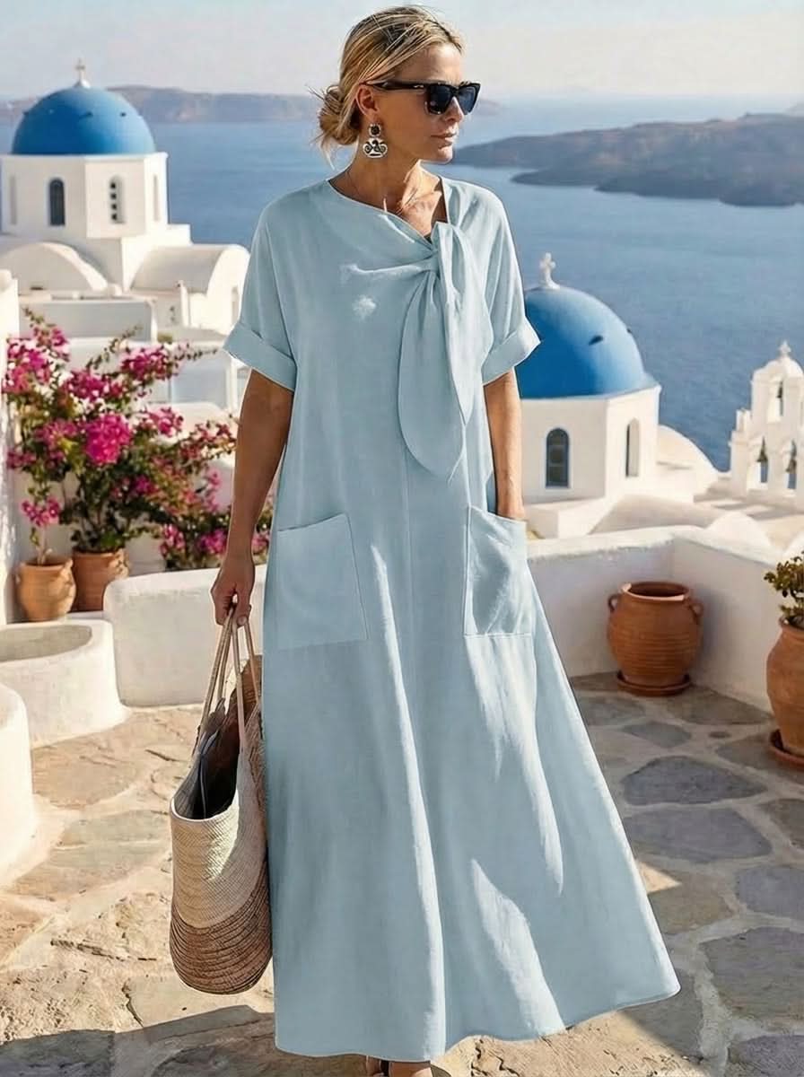 Aurora Valencia Set | Elegant Dress with Pockets